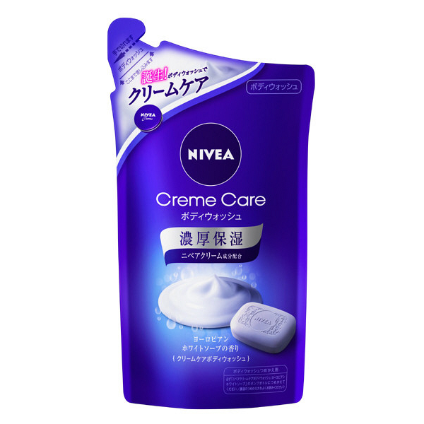 NIVEA 니베아 크림케어 바디워시 유럽 비누향기 리필 360ml