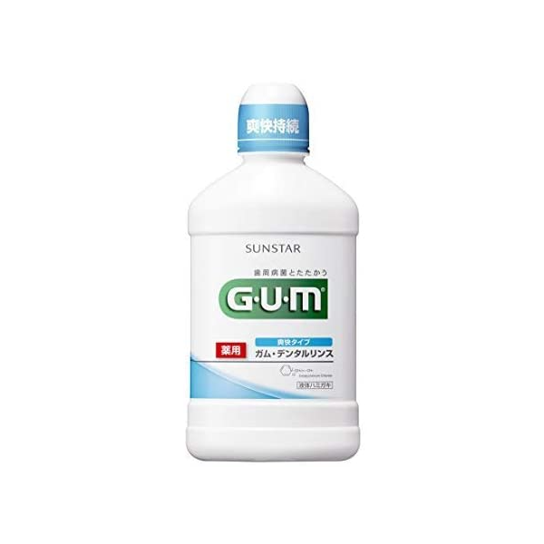 GUM 덴탈 가글 상쾌한 타입 500ml