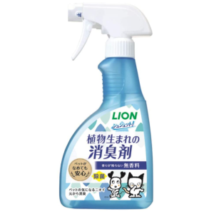 LION 슈슈토 식물 반려동물 탈취제 무향료 400ml