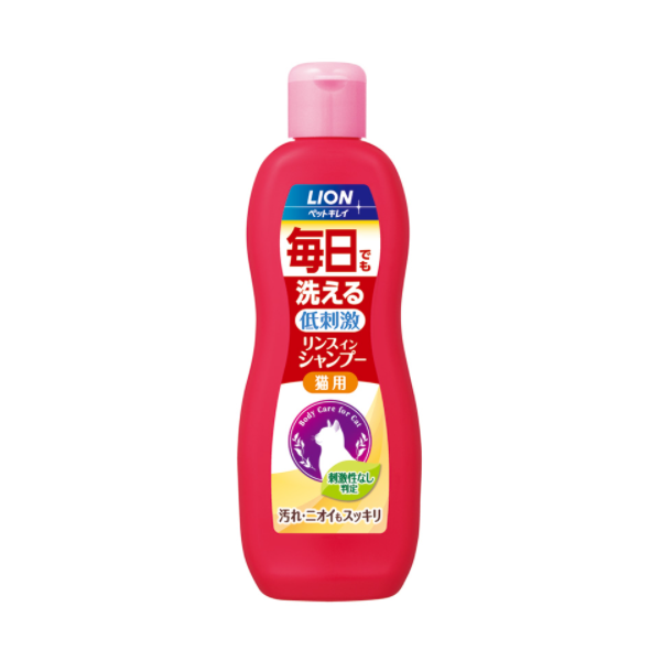 라이온 고양이용 저자극 샴푸린스 330ml