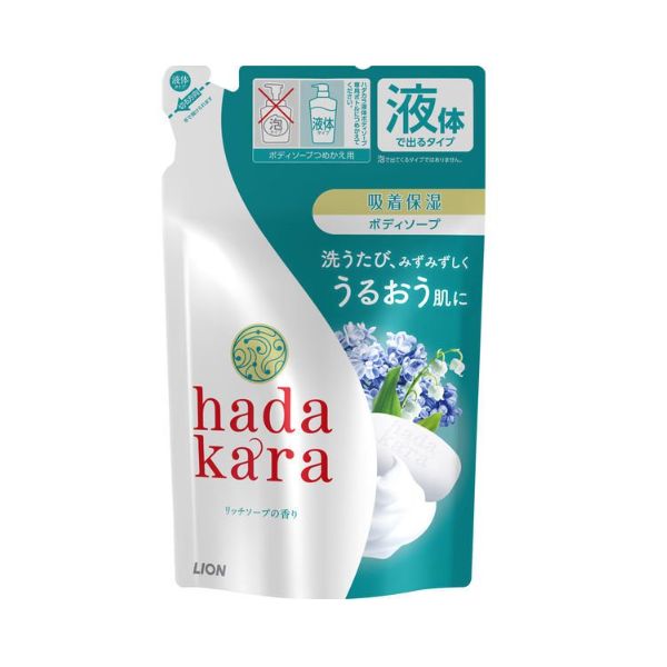 하다카라 (hadakara) 바디워시 리치 비누향기 리필 360ml