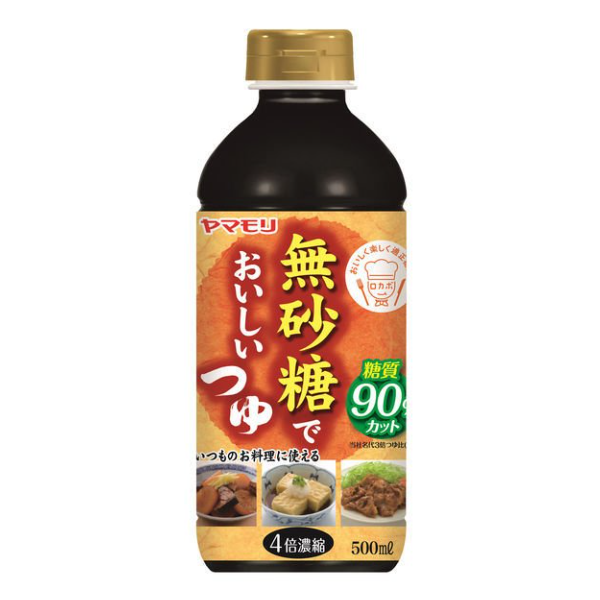 탄수화물90% off 야마모리 무설탕 쯔유 4배 농축 500ml