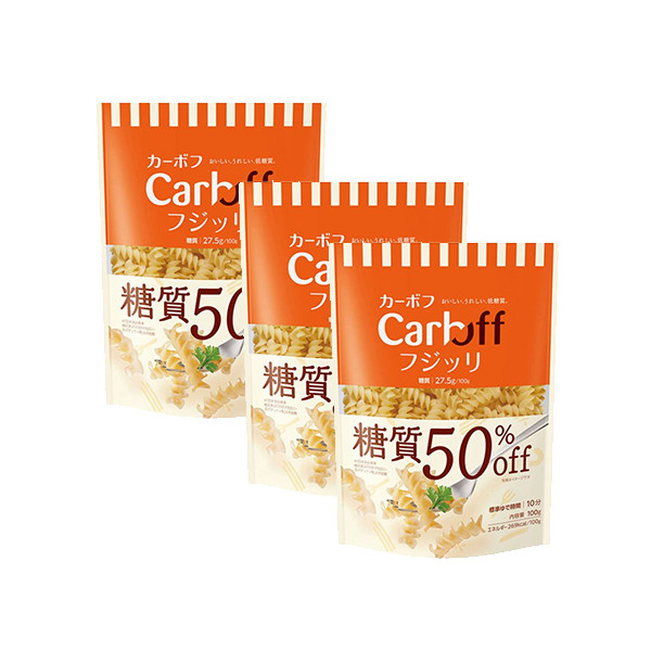 파스타 Carboff(카보프) 당질 50%오프 후질리 1 세트(3개)