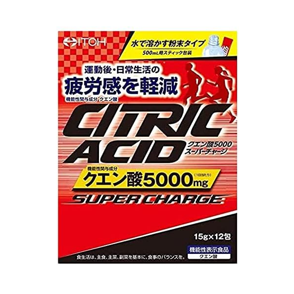 ITOH CITRIC ACID 구연산 5000 슈퍼차지 12포